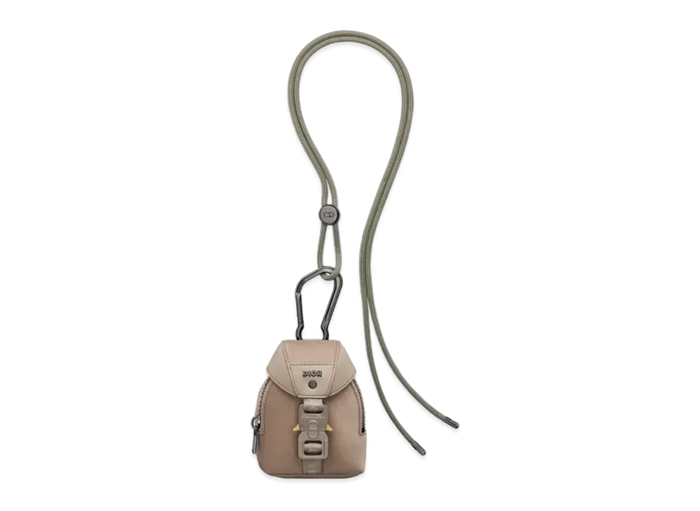 Dior Nano Dior Cobra Backpack Upcycled Nylon "Brown"