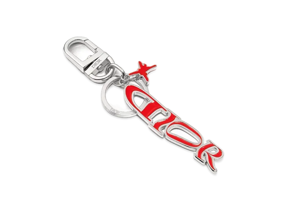 ディオール x ルイス・ハミルトン キーホルダー 真鍮 ＆ エナメル