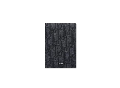Dior Passport Cover Dior Oblique Jacquard "Black"