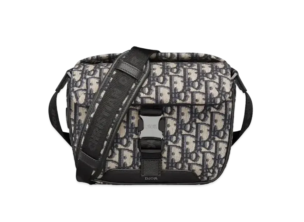 Dior Explorer Pouch Strap Dior Oblique Jacquard "Beige/Black"