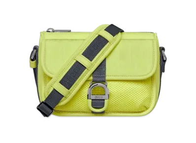 Dior Mini Aqua Dior And Parley Bag Strap Ocean Plastic Dior Oblique Mirage Nylon "Yellow"