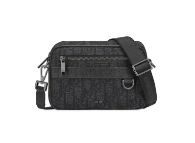 Dior Safari Mini Messenger Bag Oblique Jacquard "Black"
