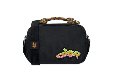 Dior x Lewis Hamilton Zipped Bag Mini in Dior Oblique Nylon "Black/Multicolor"