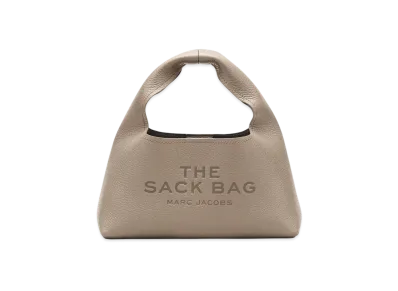 Marc Jacobs The Leather Sack Bag Mini "Cement"