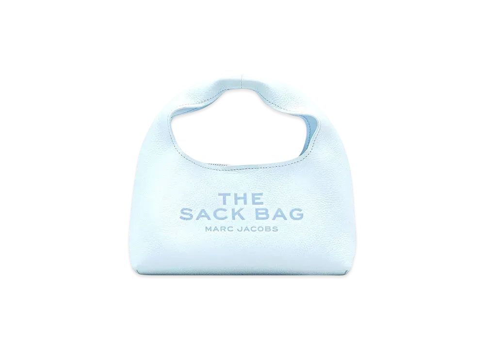 Marc Jacobs The Leather Sack Bag Mini "Cloud Blue"