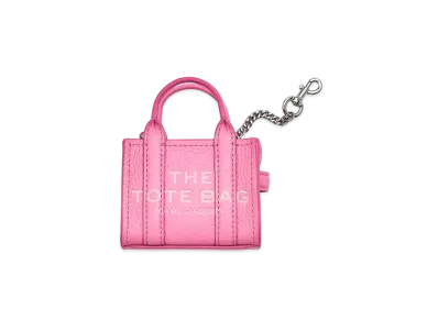 Marc Jacobs The Leather Nano Tote Charm "Petal Pink"