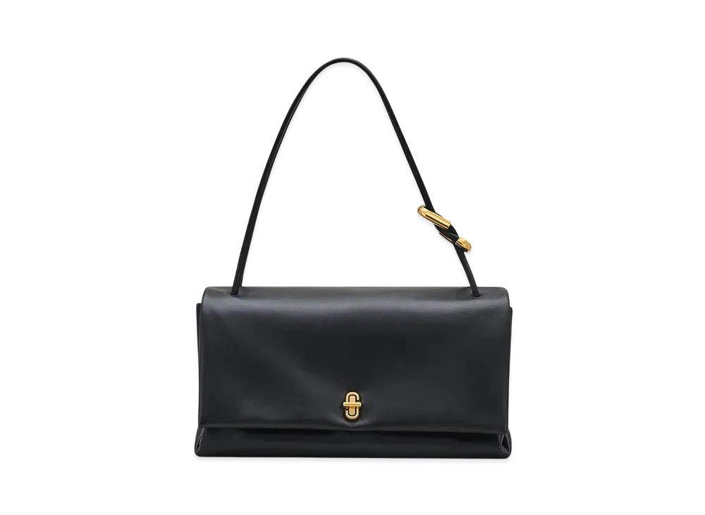 Marc Jacobs The Leather Dual Shoulder Large "Black"