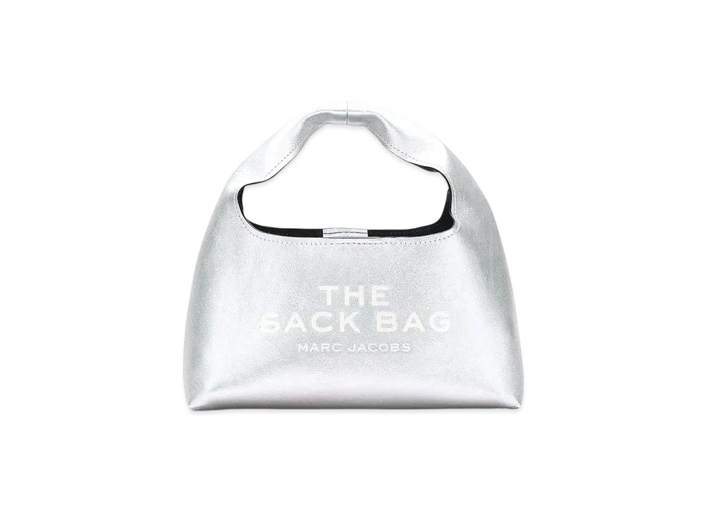 Marc Jacobs The Metallic Sack Bag Mini "Metallic Silver"