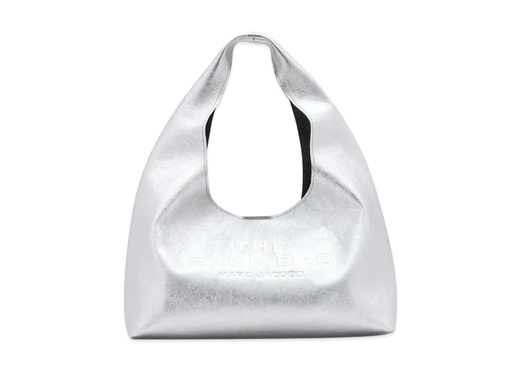 Marc Jacobs The Metallic Sack Bag "Metallic Silver"