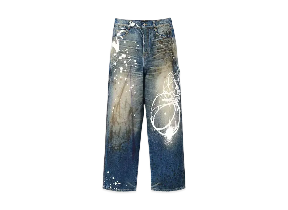 Marc Jacobs x FUTURA Painted Oversized Jean
