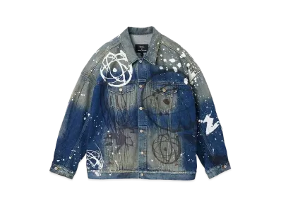 Marc Jacobs x FUTURA Painted Denim Big Trucker