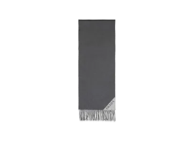 PRADA Cashmere Scarf "Gray"