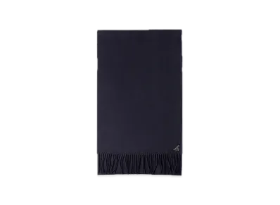 PRADA Silk x Cashmere Scarf "Navy"
