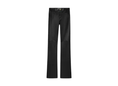 CELINE Women's Lulu Jeans in Soft Lambskin "Black"