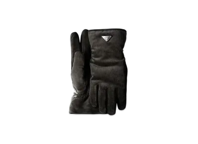 PRADA Corduroy Gloves "Black"
