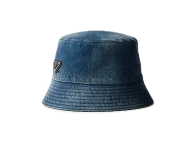 PRADA Denim Bucket Hat "Navy"