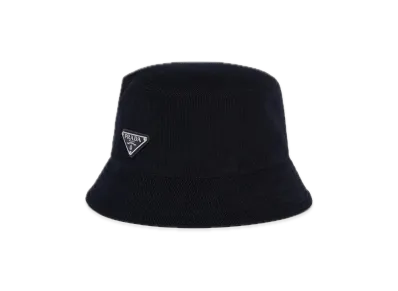 PRADA Corduroy Bucket Hat "Navy"