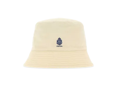 PRADA Gabardine Bucket Hat "Beige/Tan"