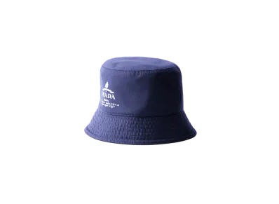 PRADA Reversible Technical Cotton Bucket Hat "Navy/Black"