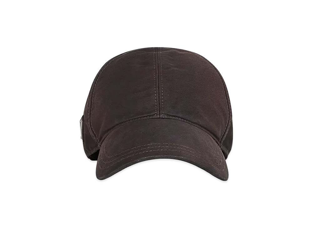 PRADA Cotton Baseball Cap "Brown"