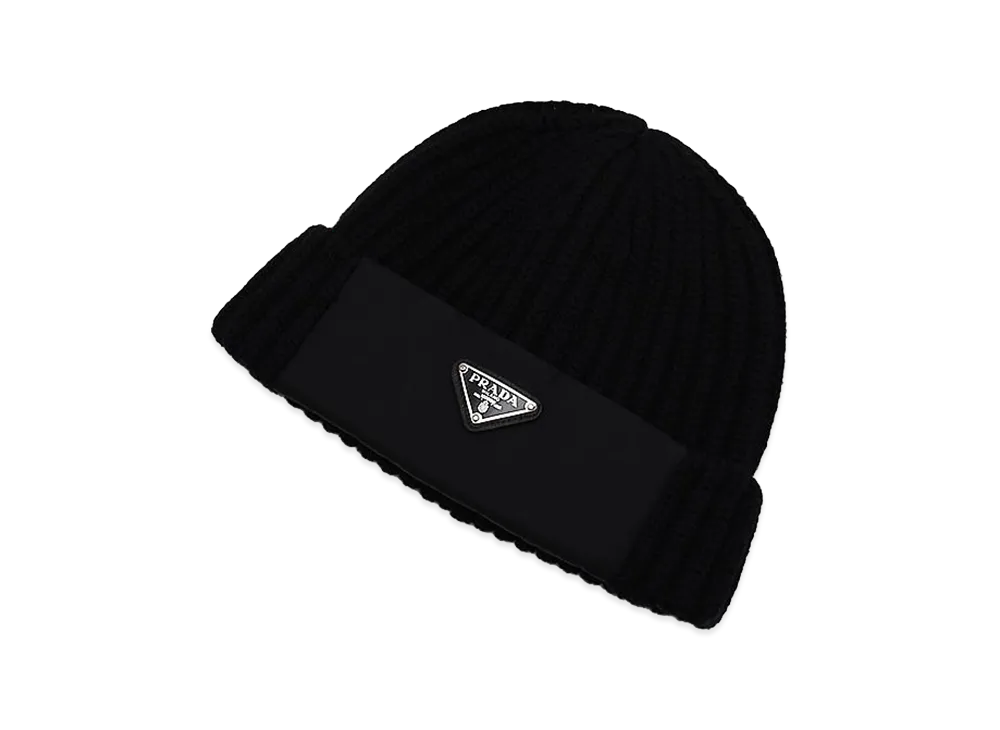 PRADA Re-Nylon Beanie "Nero"