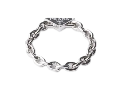 PRADA Silver Chain Bracelet "Silver"