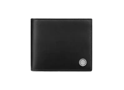 Dior Smooth Cow Leather CD Button Logo Wallet "Black"