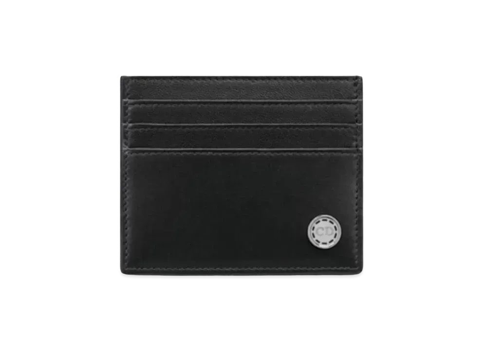 Dior CD Button Logo Card Holder "Black"