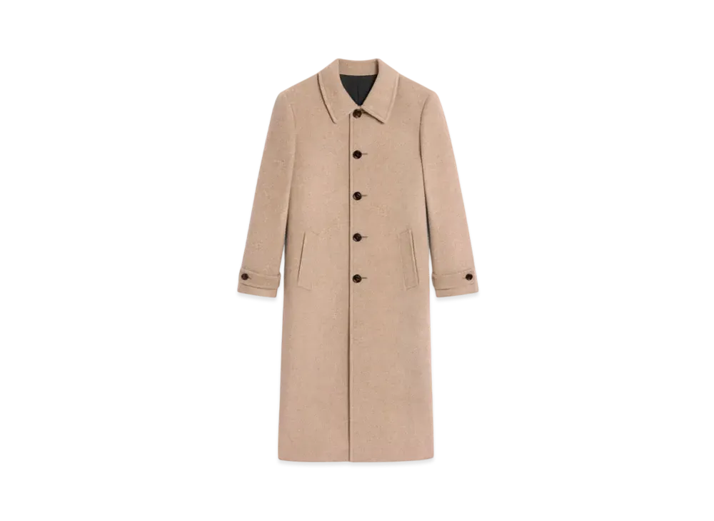 CELINE Suit Coat In Cashmere Cloth "Gray Elephant"