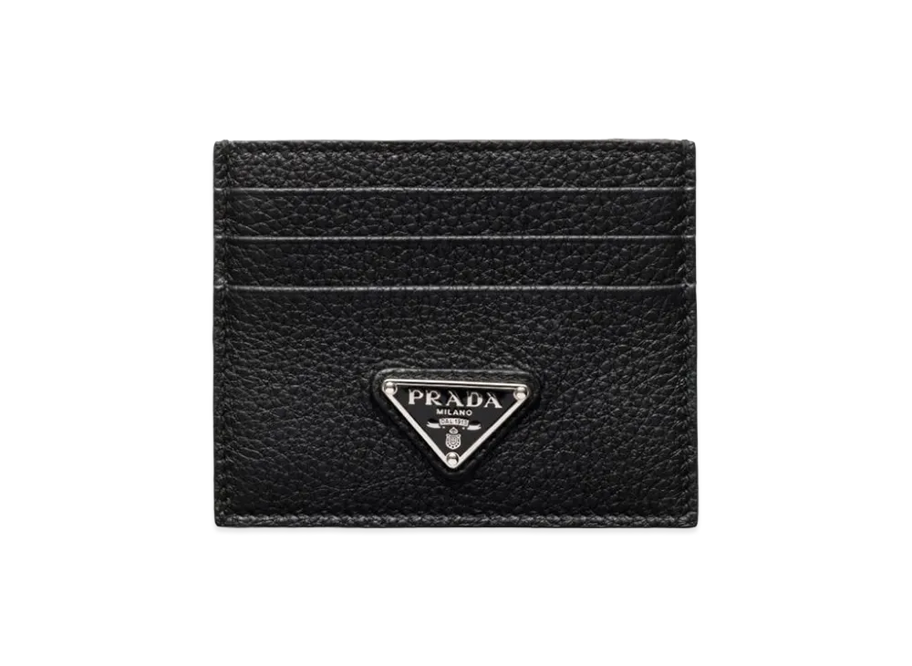 PRADA Re-Nylon Saffiano Cardholder "Black"