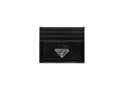 PRADA Leather Card Holder "Black"