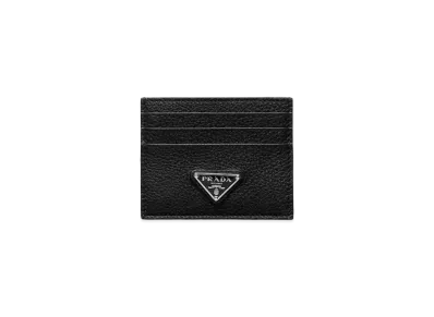 PRADA Leather Card Holder "Black"
