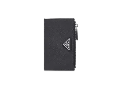 PRADA Saffiano Cardholder "Black"