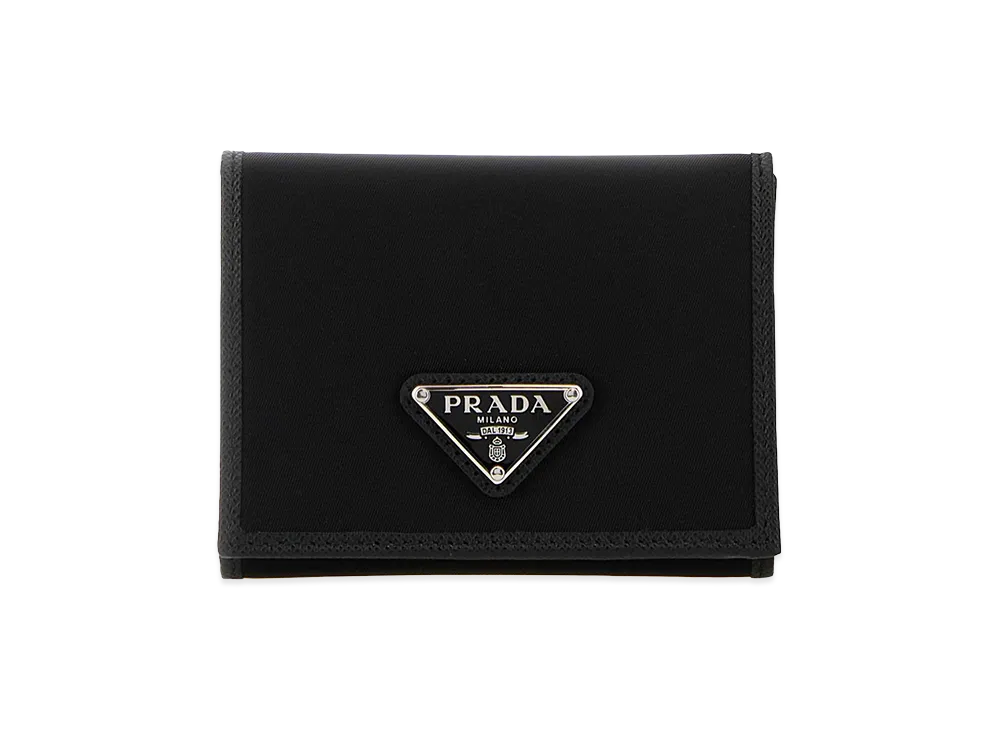 PRADA Fabric Wallet "Black"
