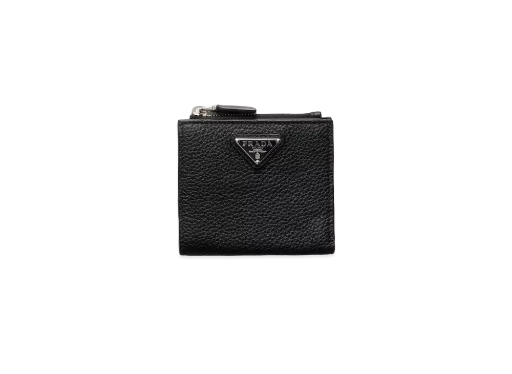 PRADA Small Leather Wallet "Black"