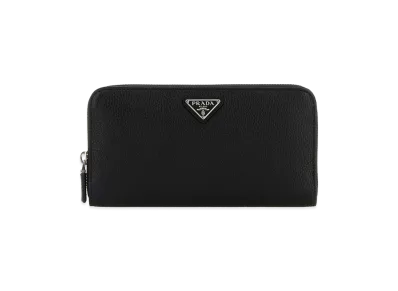 PRADA Leather Wallet "Black"