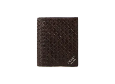 PRADA Leather Wallet "Brown"