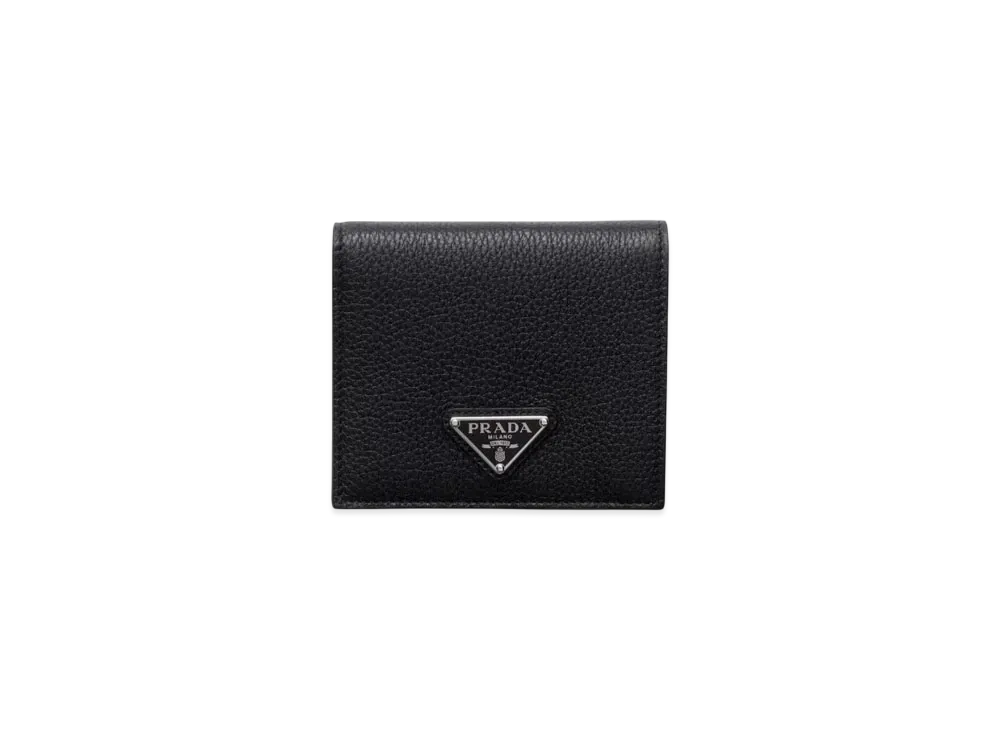 PRADA Leather Wallet "Black"
