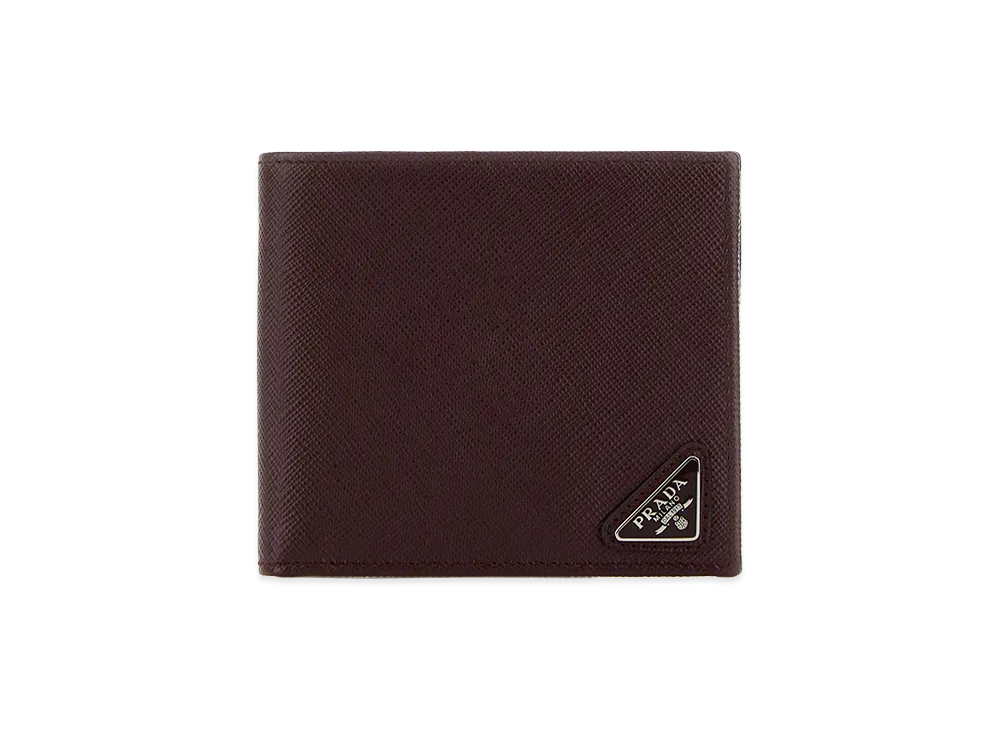 PRADA Leather Wallet "Burgundy"