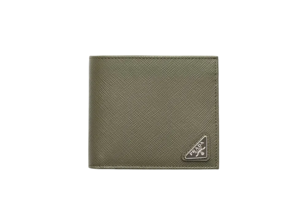 プラダ コインパース付きサフィアーノレザーウォレット "グリーン" 2MO738_QHH_F0466