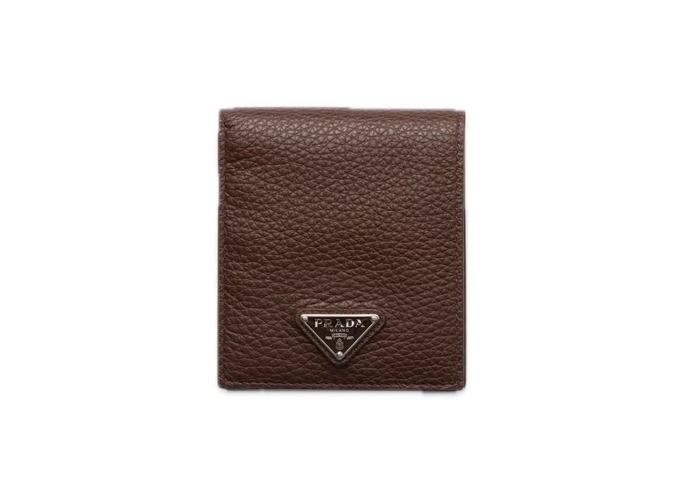プラダ コインパース付きレザーウォレット "ブラウン" 2MO738_2E54_F0038