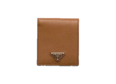 PRADA Leather Wallet with Coin Purse "Cognac"