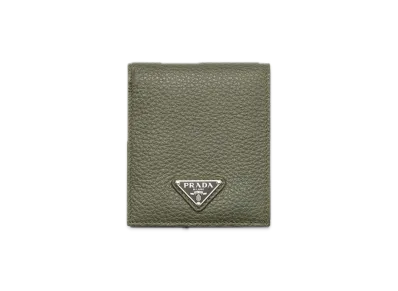PRADA Leather Wallet with Coin Purse "Green"