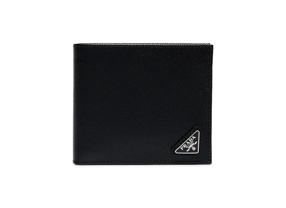 PRADA Saffiano Logo Wallet "Black"
