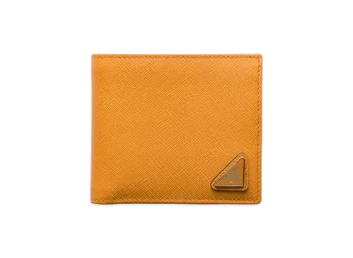 PRADA Saffiano Leather Wallet with Coin Purse "Amber"