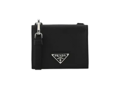 PRADA Leather Cardholder "Black"