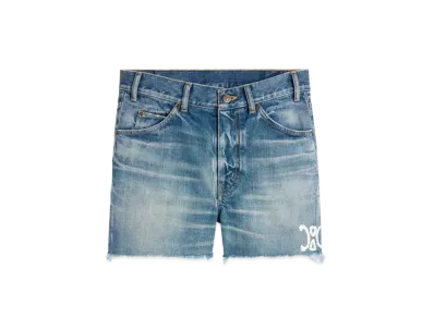 CELINE Skate Short Pants in Electric Sky Wash Denim "Electric Sky"