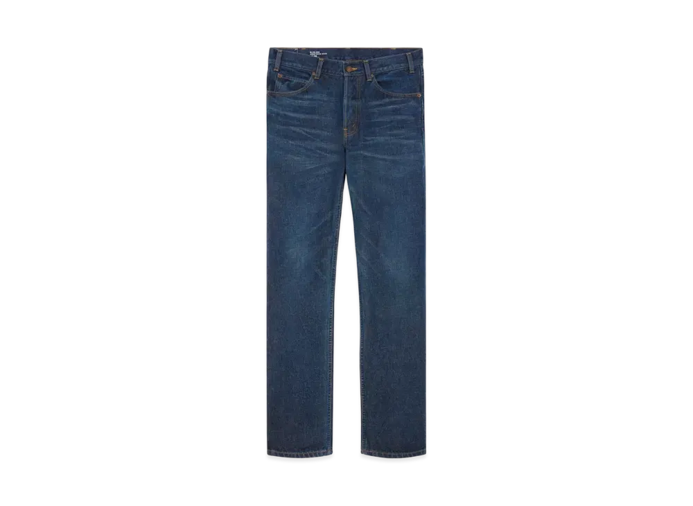 CELINE Men's Kurt Jeans in Royal Indigo Wash Denim "Classic Blue"