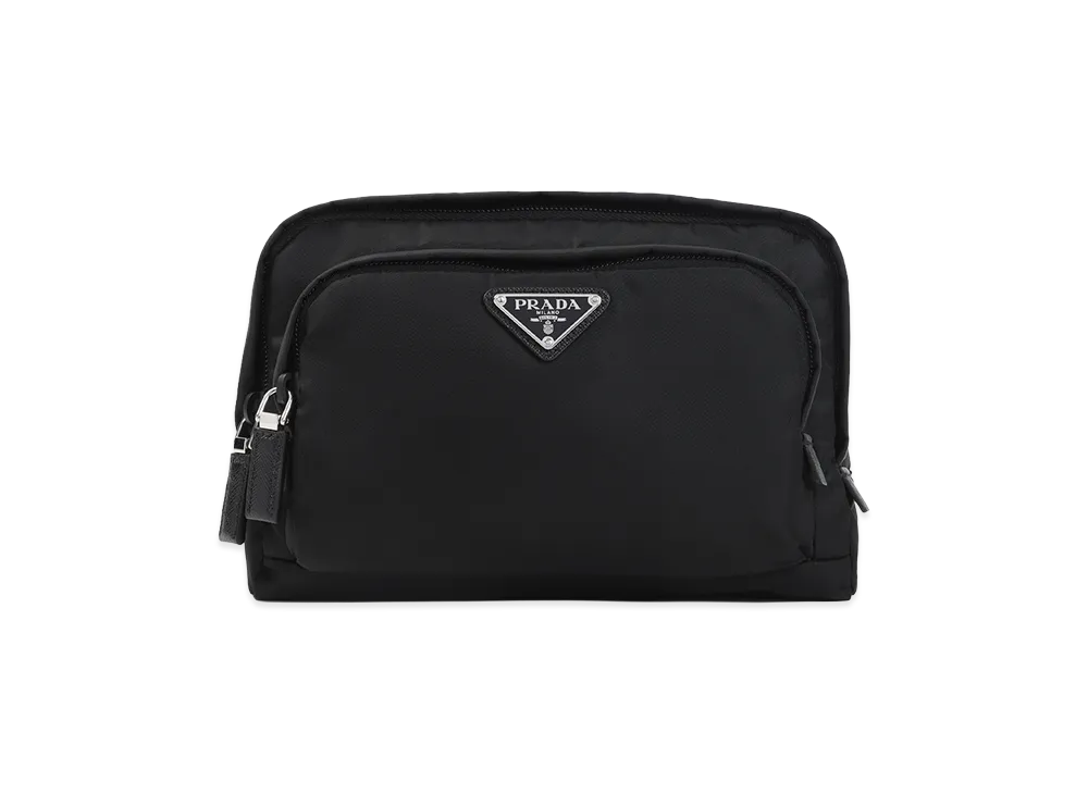 PRADA Canvas Beauty Case "Black"