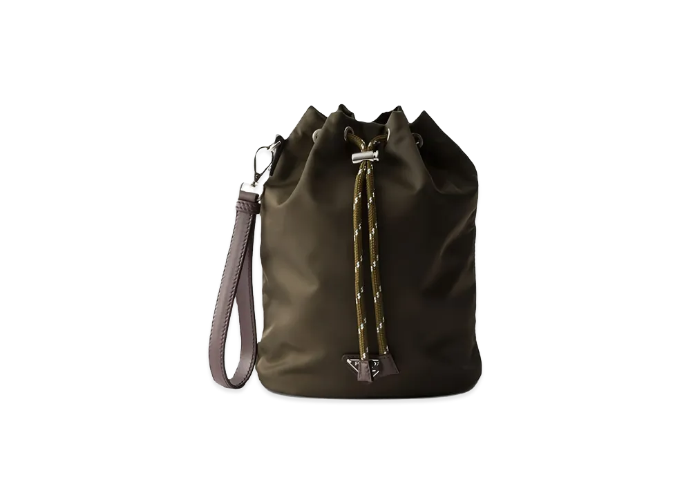 PRADA Re-Nylon Bucket Bag "Green"
